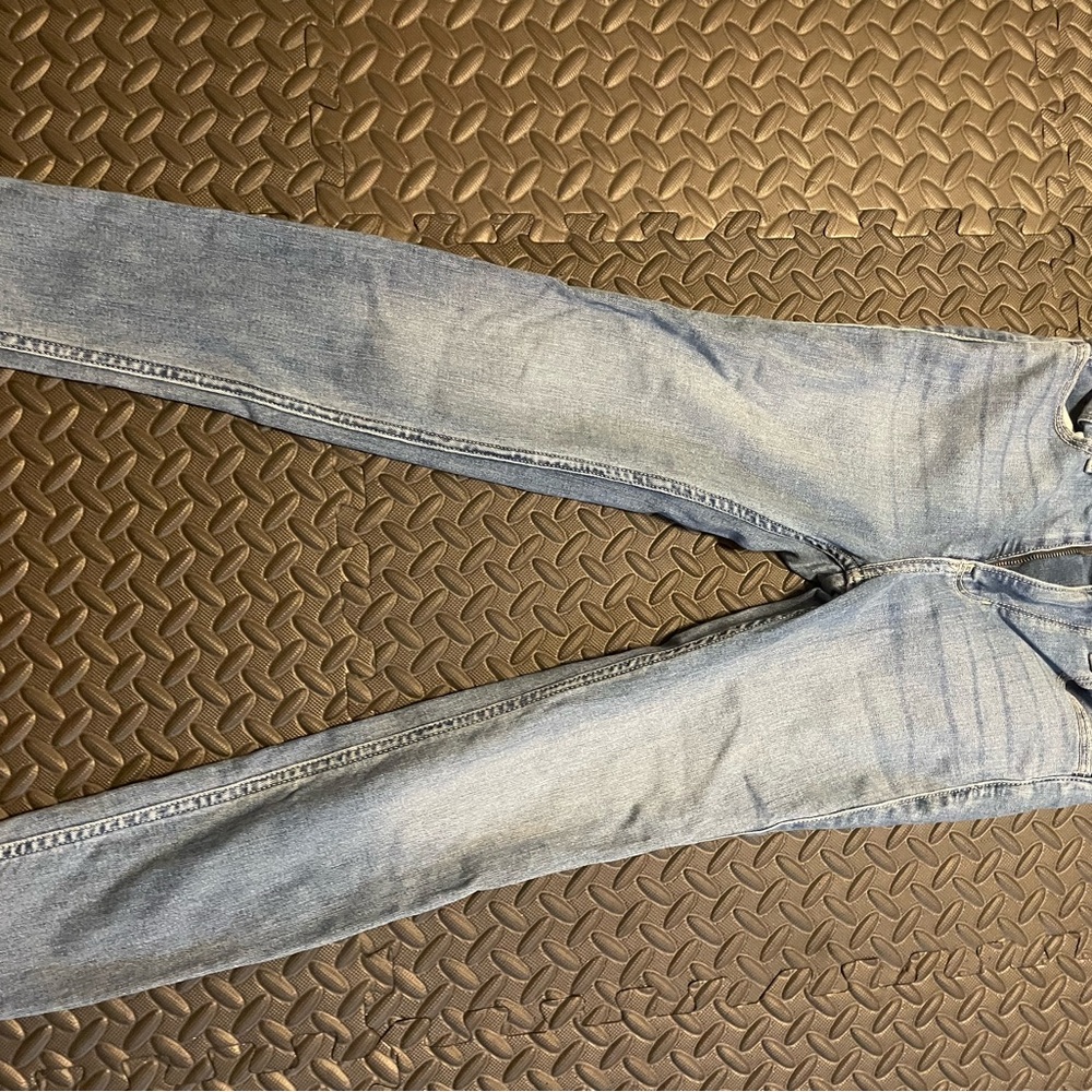 Hollister Light Blue Skinny Jeans for Men